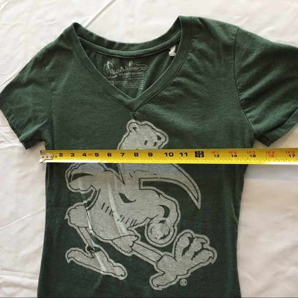 University of Miami Hurricanes Medium Tee Green - Picture 8 of 8